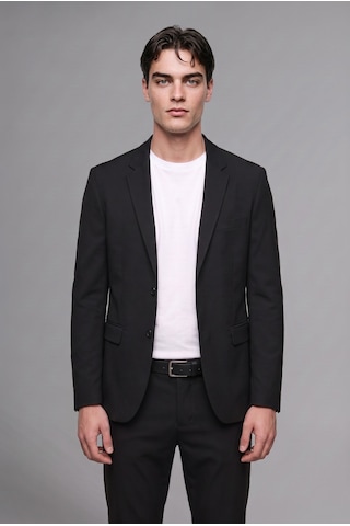 Defacto Modern Fit Penye Cepli Blazer Ceket F2347ax26aubk27 Siyah-bk27