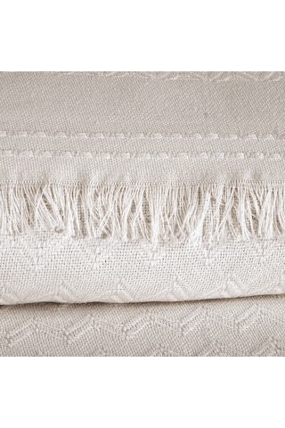 Schafer Home Zuma Çift Kişilik Pike 200x220 Cm-krem Krem