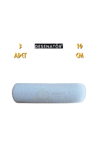 Desenatör Sünger Parmak Rulo Yedek - 10 Cm - 3 Adet