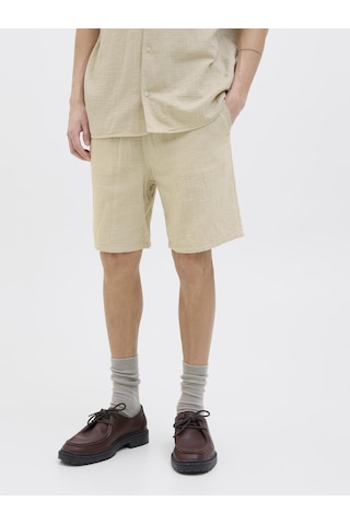 Jack & Jones Erkek Rahat Kalip Jogger Şort - Jaiden - 12274758 Safari