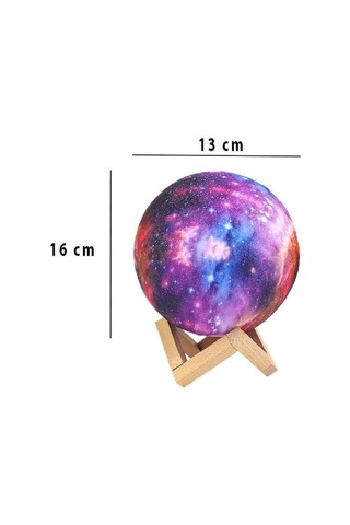 Dekoratif Yerküre Renkli 15 Cm Pilli ( 1