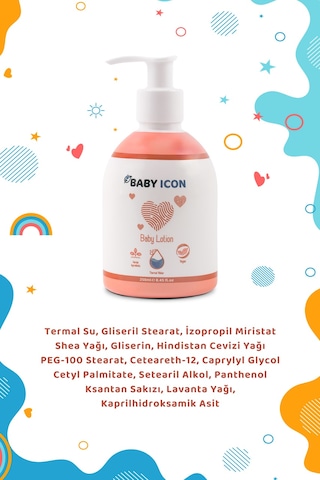Baby Icon Yüz Ve Vücut Bebek Nemlendirici Losyon 250 ML