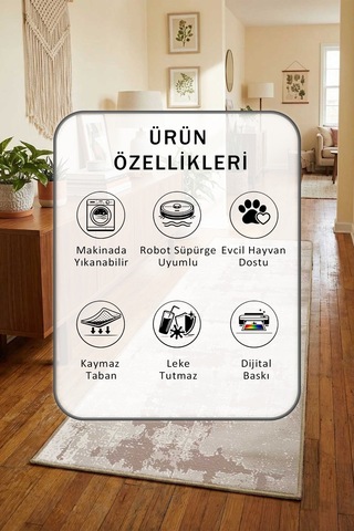 Ceren Vizon Yıkanabilir Yolluk