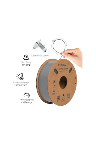 Creality Hyper Abs Gri Filament 1.75mm 1000gr