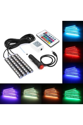 Ayak Altı Led Sese Duyarlı Uzaktan Kumandalı Carub (391662277)
