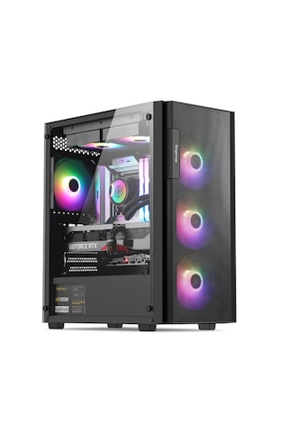 Segotep Axe 5 650w Atx Gaming Oyuncu Kasa Siyah