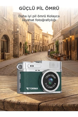 Torima CMR35 Mini Anahtarlık 1080P Dijital Fotoğraf Video Kamera