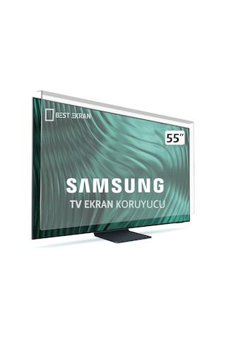 Samsung Uyumlu Crystal 55q80b Tv Ekran Koruyucu Qe55q80batxtk