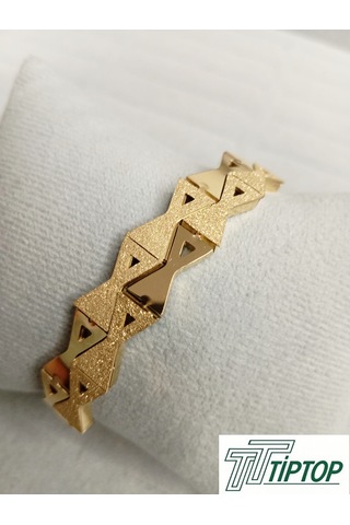 Kelebek Model Gold Renk Kelepçe Bileklik Gold