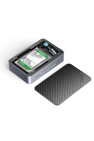Orico D35m2 10in1 Docking Station&disk Kutusu/3.5"hdd&m.2 Nvme Yuvası,hdmı,2.5g Lan,usb3.2,pd100w,type-c