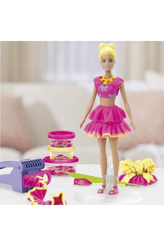 Hasbro Play Doh Barbie Fırfırlar Ve Fiyonklar Seti G1361 Çok Renkli