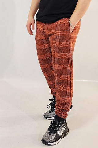 Wingetstar Ekose Manşetli Erkek Eşofman Altı Kiremit