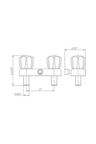 Lemestar 4" Kaplama Rv Duş Kranı - Soğuk/sıcak Su Değiştirici Anahtar Diğer