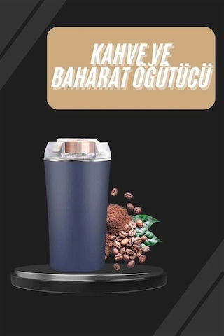 Hubrendy Kargo Dayanıklı Paslanmaz Çelik Kolay Kullanım Kahve Ve Baharat Öğütücü 11480166