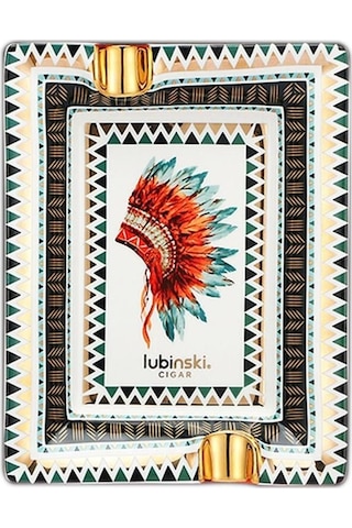Lubinski Kızıldereli Seramik Puro Küllüğü Beyaz/gold 2li 5537at