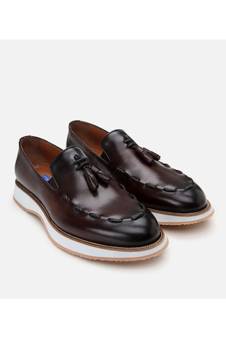 Hotiç Erkek Deri Kahverengi Püskül Detaylı Loafer 02ayh305220a480 Kahve-brown Kahverengi
