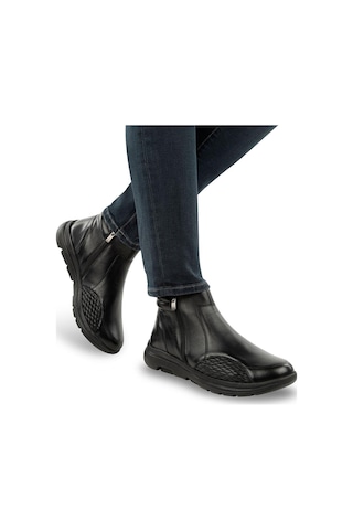 Muya Helix Anatomik Taban Hakiki Deri Halluks Valgus Kemik Çıkıntısına Uygun Erkek Bot 322919-DS088