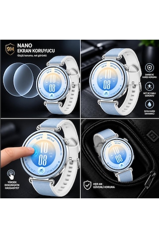 Huawei Watch Gt 7 41 Mm İle Uyumlu Ekran Koruyucu Nano Parlak Çizilmeye Dayanıklı Akıllı Saat Koruması