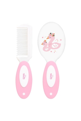 Wee Baby Fırça Tarak Seti Pembe