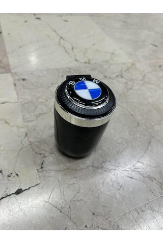 Bmw Mavi Beyaz Tip Logolu Işıklı Siyah Küllük Üstten Bastırmalı 0