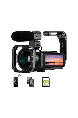 Ordro AX65 3.5" Wi-Fi UHD IPS Video Kamera