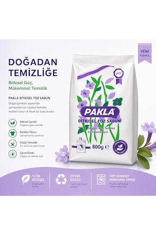Pakla Sabun Tozu 800 G