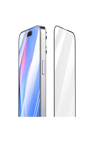 Apple iPhone 15 Uyumlu Recci Rsp-a01sd 3d Hd Full Transparan Temperli Cam Ekran Koruyucu