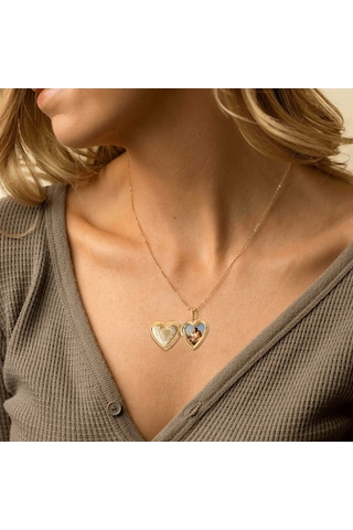 Desenli Gold Renk Kalp Gold Model Metal Kapağı Açılabilen Resim K Çok Renkli