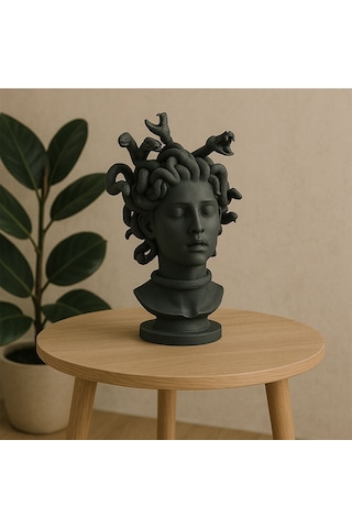 Medusa Heykeli Dekoratif Büst-fibrika Store