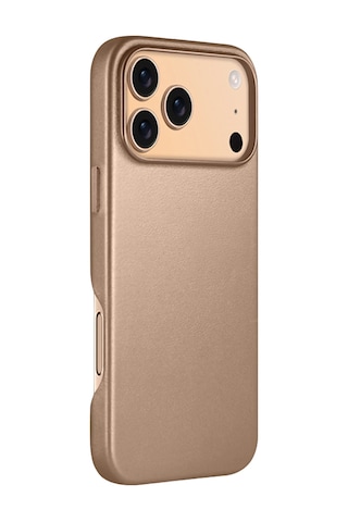 Apple Uyumlu iPhone 17 Pro Max Hbc-242 Dividing Magsafe Kapak - Çöl Titanyum