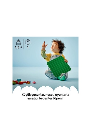 Yeşil Yapım Plakası, 18 Ay Ve Üzeri Küçük Çocuklar İçin Eğitici Set