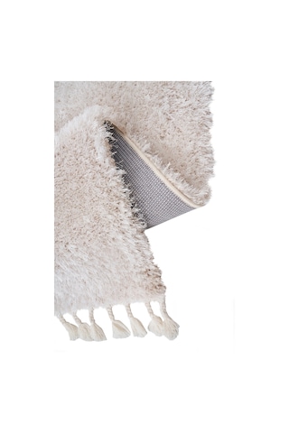 Dolce Vita Halı Puffy 283 White Peluş Halı Beyaz
