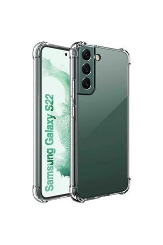 Uyumlu Galaxy S22 Plus Kılıf Kamera Korumalı Nitro Anti Shock Silikon