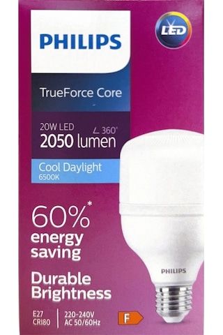 Philips Corepro LED 20W E-27 6500 Kelvın 2050 Lumen Göz Yormaz Kaliteli Beyaz Işık Torch Ampul