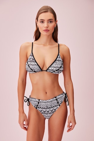 Suwen Yandan Bağlamalı Boncuklu Bikini Altı Sb24650e911 Siyah