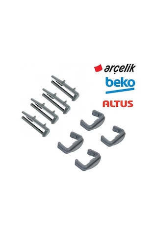 Arçelik - Beko - Altus Uyumlu Bulaşık Makinesi Ön Arka Ray Pimi 8'Li Set (469147985)