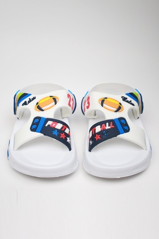 Günlük Unisex Çocuk Sandalet Esnek Kaymaz Taban Yazlık Ev Okul Kreş Ayakkabı Ps940-ps955 Beyaz - Lacivert