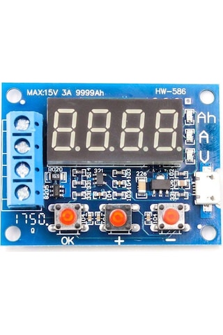18650 Lityum Testi Zb2l3 Test Cihazı Led Dijital Ekran Direnci Kurşun Asit Kapasitesi Deşarj Ölçer