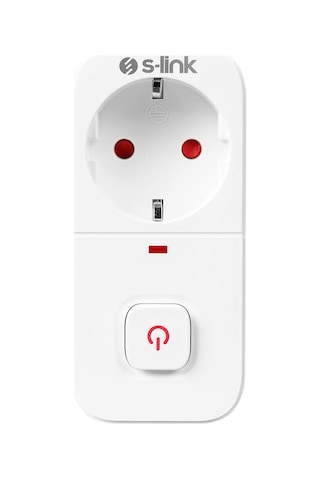 S-Link SL-010 750 Joule Anahtarlı Isıya Duyarlı Akım Korumalı Tekli Priz
