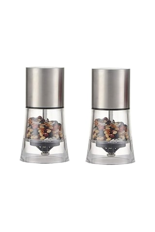 Büro Ev Ofis Mutfağı İçin 12cm Mini Akrilik Manuel Öğütücü El Değirmeni Diğer