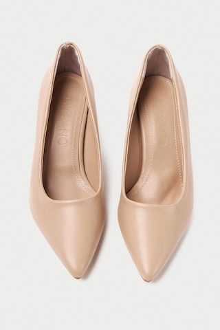 Mubiano Mbzfr600-n Kadın Blok Topuklu 6 Cm Sivri Burun Nude Stiletto & Topuklu Ayakkabı Nude