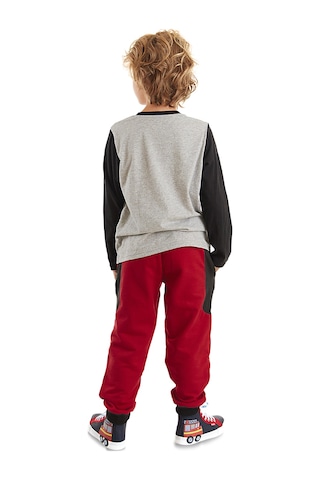 Denokids - İtfaiye Erkek Çocuk Uzun Kollu T-shirt Pantolon Takım