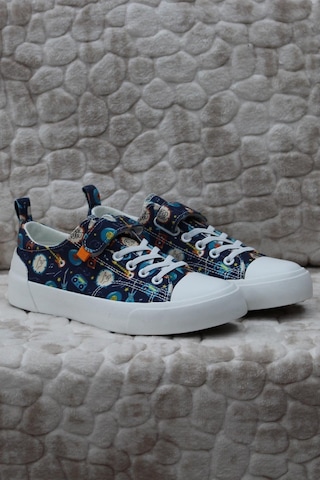 Vicco 346.p24y.141-11 Lee Saks Mavi Keten Sneaker Erkek Çocuk Ayakkabı 001
