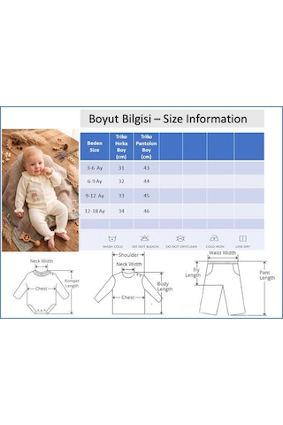 Babymod Triko Yumuşak Dokulu 2'li Çiçek Nakışlı Hırkalı Kız Bebektakım Ekru