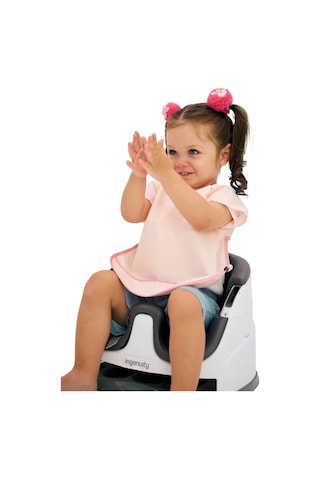 Kısa Kollu Su Geçirmez Bebek Mama, Oyun Ve Aktivite Önlüğü Pembe