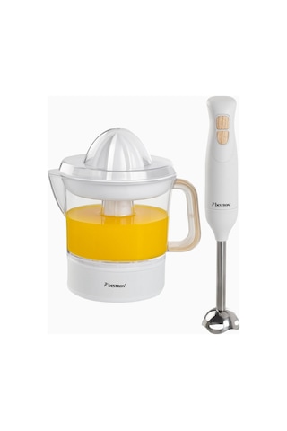 Bestron Nordic Home Elektrikli Retro Meyve Sıkacağı & El Blender Seti