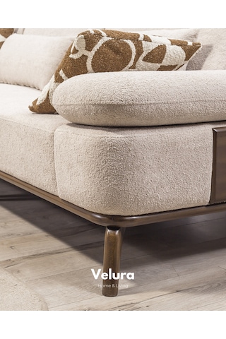 Losso Modüler Köşe Koltuk Takımı & Oturma Grubu Ekru