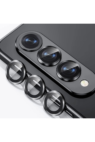 Samsung Uyumlu Galaxy A34 Kamera Koruyucu Temperli Cam Parlak Lens Koruma Eko Cl-07