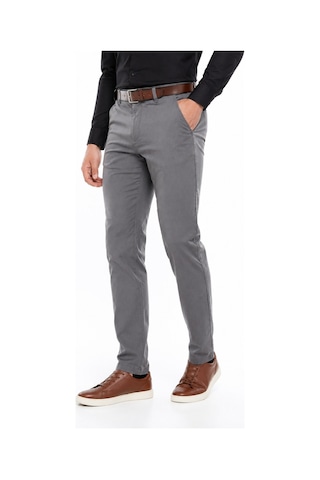 Amaro Erkek Kanvas Pantolon Regular Kalıp Yazlık Bgl-st05392 K.Gri