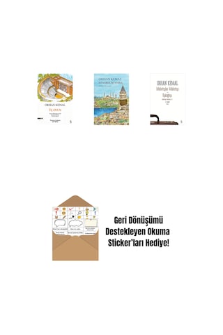 Üç Oyun + İstanbul İstanbul Ciltli + Müfettişler Müfettişi - Üçkâğıtçı 2 Kitap Bir Arada + Okuma Sticker'ları